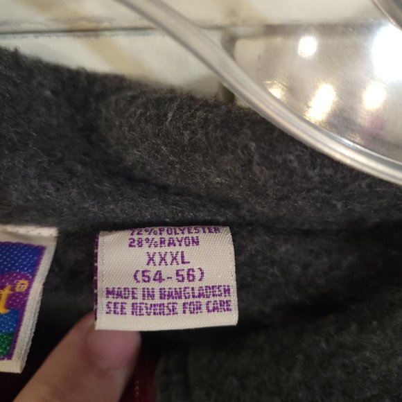 Northcrest red XXXL 1/4 zip Jacket Coat Pullover  North Crest - Picture 5 of 9